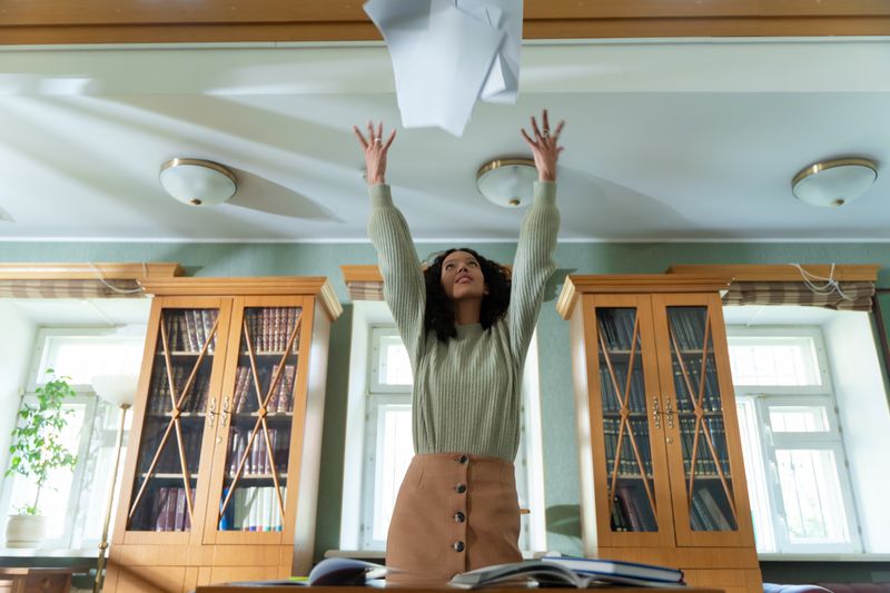 Student reviewing what a college admissions simulator leaves out of its prediction
