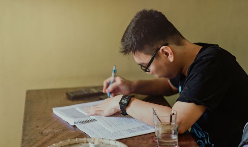 Student reviewing common app activity categories before applying